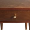 End & Side Tables |  Light Walnut Wood End Table with Drawer