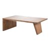 Coffee Tables |  Antique Reclaimed Wood Asymmetrical Coffee Table