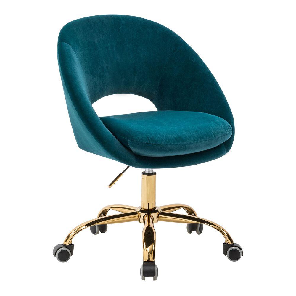 Office Chairs |  Velvet Upholstered Office Chair