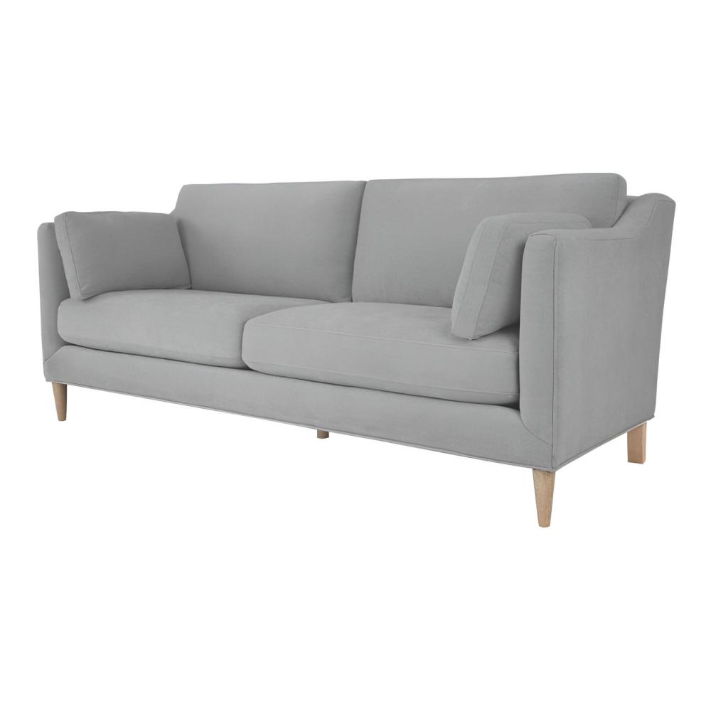 Sofas & Loveseats |  Cement Beige Track Arm Sofa